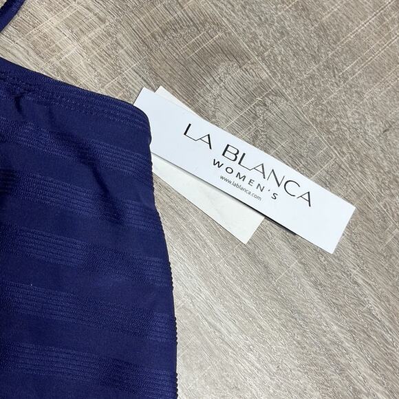 LA BLANCA Women's Island Goddess One Shoulder One Piece Swimsuit - Picture 4 of 13